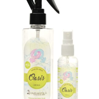 Agua de linos oasis Puro Aroma 60ml y 250ml aroma para textiles ropa closets