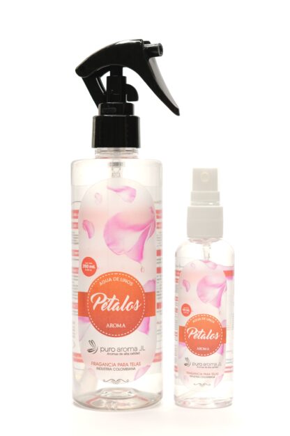 Agua de linos petalos Puro Aroma 60ml y 250ml aroma para textiles ropa closets