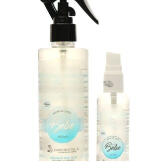 Agua de linos sueños de bebé Puro Aroma 60ml y 250ml aroma para textiles ropa closets
