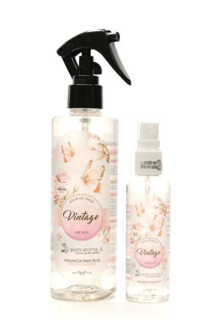 Agua de linos vintange Puro Aroma 60ml y 250ml aroma para textiles ropa closets