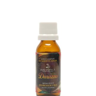 Ambientador hidrosoluble durazno Puro Aroma 24ml aroma para humidificadores