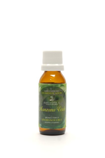 Ambientador hidrosoluble manzana verde Puro Aroma 24ml aroma para humidificadores